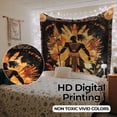 thumbnail image 3 of Ancestral Warrior Strength Wall Tapestry for Bedroom by DC | African American Tapestry Wall Hanging & Aesthetic Decor for Dorm, Living Room, Picnic & Home | 39"x52", 3 of 7
