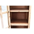 thumbnail image 3 of Atumcto 54.7" Tall Narrow Farmhouse Accent Cabinet with Glass Doors, 2 Drawers & Removable Shelves for Living Room or Entryway, 3 of 10