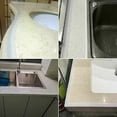 thumbnail image 4 of Umbral de ducha transparente de 2 m y sistema de retención de silicona Umbral de ducha antidesbordamiento Adhesivo de goma Presa de agua Sello de puerta impermeable para piso de baño, 4 of 5