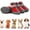 Red, variant on 4Pcs Dog Shoes for Small Dogs, Waterproof Dog Boots Paw Protector for Hot Pavement Winter Snow, Dog Booties with Reflective Strips Anti-Slip Sole for Hardwood Floors Outdoor Walking