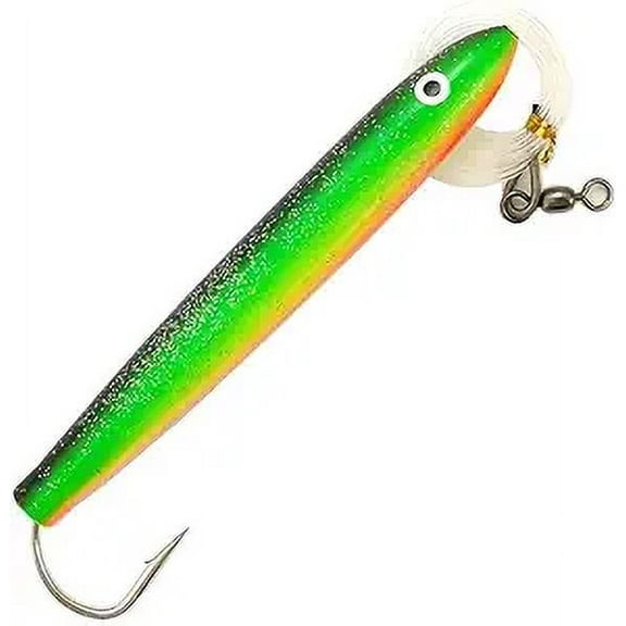 Sanhu 6" Rigged Cedar Plugs Zucchini Color 6 Pcs w/Lure Bag