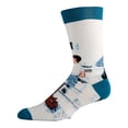 thumbnail image 2 of Mens Novelty Funny Norman Rockwell Crew Socks, Run away, Colorful Dress Cotton Socks, 2 of 4