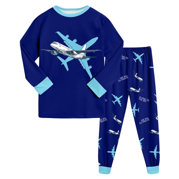 newwalpole Toddler Boys Outfits Monster Truck Cotton Kids Dinosaur 2 Piece Truck Pjs Sleepwear Clothes Sets Mint Green for Size 2-3 Years