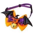 thumbnail image 2 of ZZAIXHL Halloween Cat Collar with Orange Purple Bow Bat Tie and Bell Adjustable 6.3-8.66in Cat Collars Breakaway Kitten Collar for Girl Boy Cats for Kitty Kitten Adult Cats Dogs Pet Supplies, 2 of 6