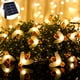 thumbnail image 1 of Cadena de Luces Solares de Abeja, 20 LED 5M Luces de Cadena de Abeja Solares 8 Modos Luces de Alambre de Cobre Guirnalda Exterior Impermeable para Jardín Patio Puerta Patio Valla Fiesta - Blanco, 1 of 7