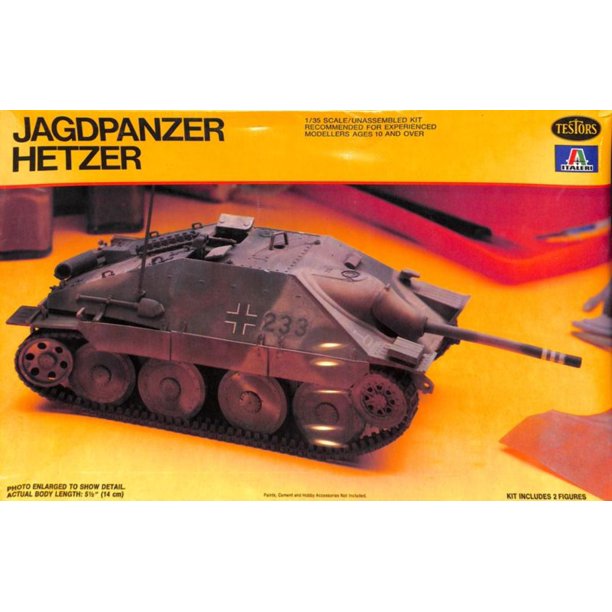 Italeri Testors 135 Jagdpanzer Hetzer Plastic Model Kit 809 Walmart