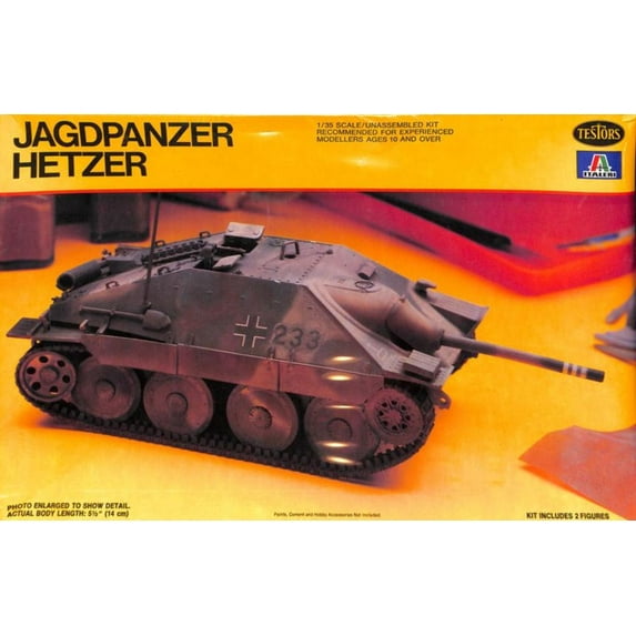 Italeri Testors 1:35 Jagdpanzer Hetzer Plastic Model Kit #809