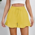 thumbnail image 5 of Shorts Womens Elastic High Waisted Comfy Shorts for Women Loose Fit Lounge Shorts Womens Summer Clothes Casual Womens Shorts, 5 of 6