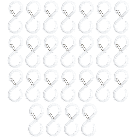 

Hooks- Duty S Shaped Hooks for Hanging Rust-Proof S Hooks with Safety Buckle Design for Hanging Plants Coffee Cups Pots and Pans Clothes in Kitchen Bathroom