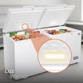 thumbnail image 3 of White Westinghouse  Congelador 18 pies 508 L  Acero blanco  2 puertas  Control dual de temperatura  Condensador interno  Canastilla interior  Manija exterior  Cerradura con llave  Luz interior  Ruedas, 3 of 10