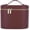 BURGUNDY, variant on Vanity Case Makeup Bag with Removable Organizer Divider, Travel Toiletry Organizer for Women