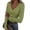 Army Green(Leopard Print), variant on Long Sleeve Tops for Women Leopard Print Ribbed Slim Fit Cheetah V Neck Going Out Tops Trendy Undershirts M