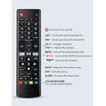 thumbnail image 5 of UniLink® Universal Remote Control for LG LED LCD TV Replacement with 1 Count, Black, 5 of 5
