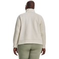 thumbnail image 2 of Plus Size Under Armour Rival Fleece ½ Zip Top Color: White Size: 3X, 2 of 5