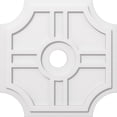 thumbnail image 1 of Ekena Millwork CMP26HS-04000 26 in. OD x 4 in. ID Square Haus Architectural Grade PVC Contemporary Ceiling Medallion, 1 of 1