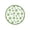 #Green snowflakes, variant on Yeciiwht Christmas Tree Skirt - 24 inch Tree Skirt with Xmas Themed Print, Festive Tree Base Cover Soft Tree Collar for Holiday & Party Decoration