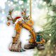 thumbnail image 3 of Adornos de Navidad Ganfancp Colgante Personalizado Familia Hierro Camión de bomberos, 3 of 7