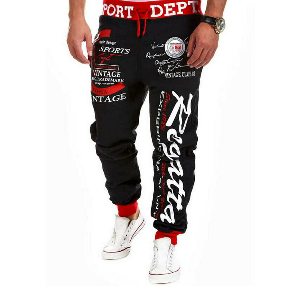 Canis - Canis Men Sport Pants Long Trousers Tracksuit Fitness Workout ...