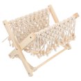 thumbnail image 4 of 1pc Record Storage Holder Folding Magazine Organizer Standing Basket for Books, 4 of 8