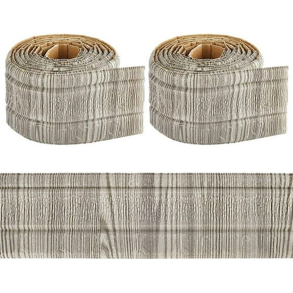 Self-Adhesive PE Contact Paper Wall Stickers for Shelf Liner Dresser Drawer Locker Light Grey 2300x80x4mm