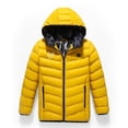thumbnail image 5 of Lovskoo 4-15Y Kids Teens Unisex Heated Jacket Usb Intelligent Constant Temperature Heated Windproof Plus Size Coat For Children Winter 3 Heated Jacket Coat Yellow, 5 of 7