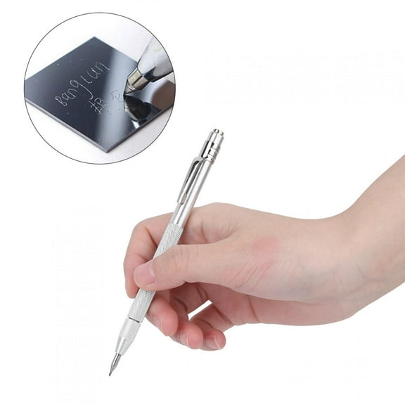 DOACT Scriber,Ceramic Scriber Strong Magnetic Scribing Pen Knurled Aluminum Handle Tungsten Carbide Tip,Carving Pen