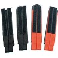 thumbnail image 3 of Correas para pedales de bicicleta, correas para pedales con correa para pies de bicicleta para bicicleta de piñón fijo, negro, rojo, 2 pares, 3 of 5