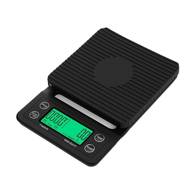 5KG Digital Coffee Scale with Timer Food Scale Digital Kitchen Scale LCD Display Scale Weight G oz ml lb for Manual Brew Pour Over Coffee Drip Baking and Cooking