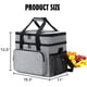 thumbnail image 2 of Bewildely Bolsa de almuerzo aislada, refrigerador térmico, contenedor de almacenamiento de bebidas, bolso de mano portátil para viajes Suministros térmicos, 2 of 6