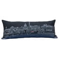 thumbnail image 2 of 35" Black Washington DC Nighttime Skyline Lumbar Decorative Pillow, 2 of 6