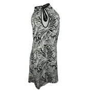 DKNYC Women's Black Sleeveless Raglan A-line Dress