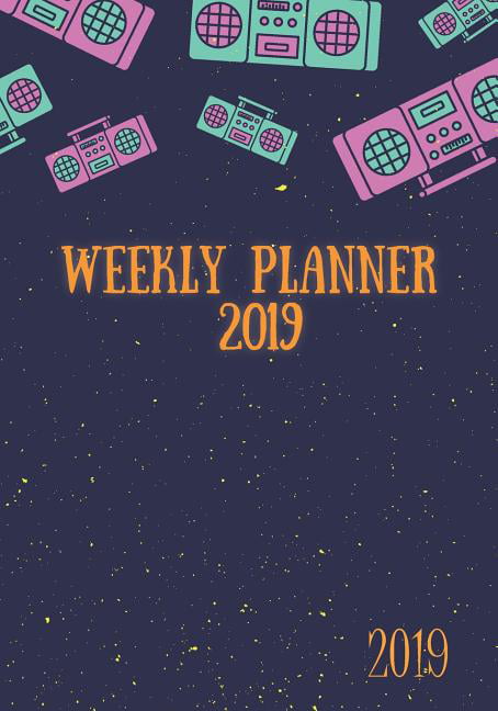 Letts 2019 Sparkle Weekly Planner Silver Multilingual 8-1/4 x 5-7/8 C081193-2019 