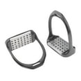 thumbnail image 4 of 1 Par de Estribos de Equitación de material acero Inoxidable Pisadas de Seguridad Antideslizantes , negro DYNWAVEMX Estribos de seguridad para montar a caballo, 4 of 6