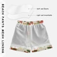 thumbnail image 3 of FORMRS Boys Swim Trunks Quick Dry Mesh Liner Boardshorts Sizes XS-XL, Retro Christmas Holly, 3 of 7