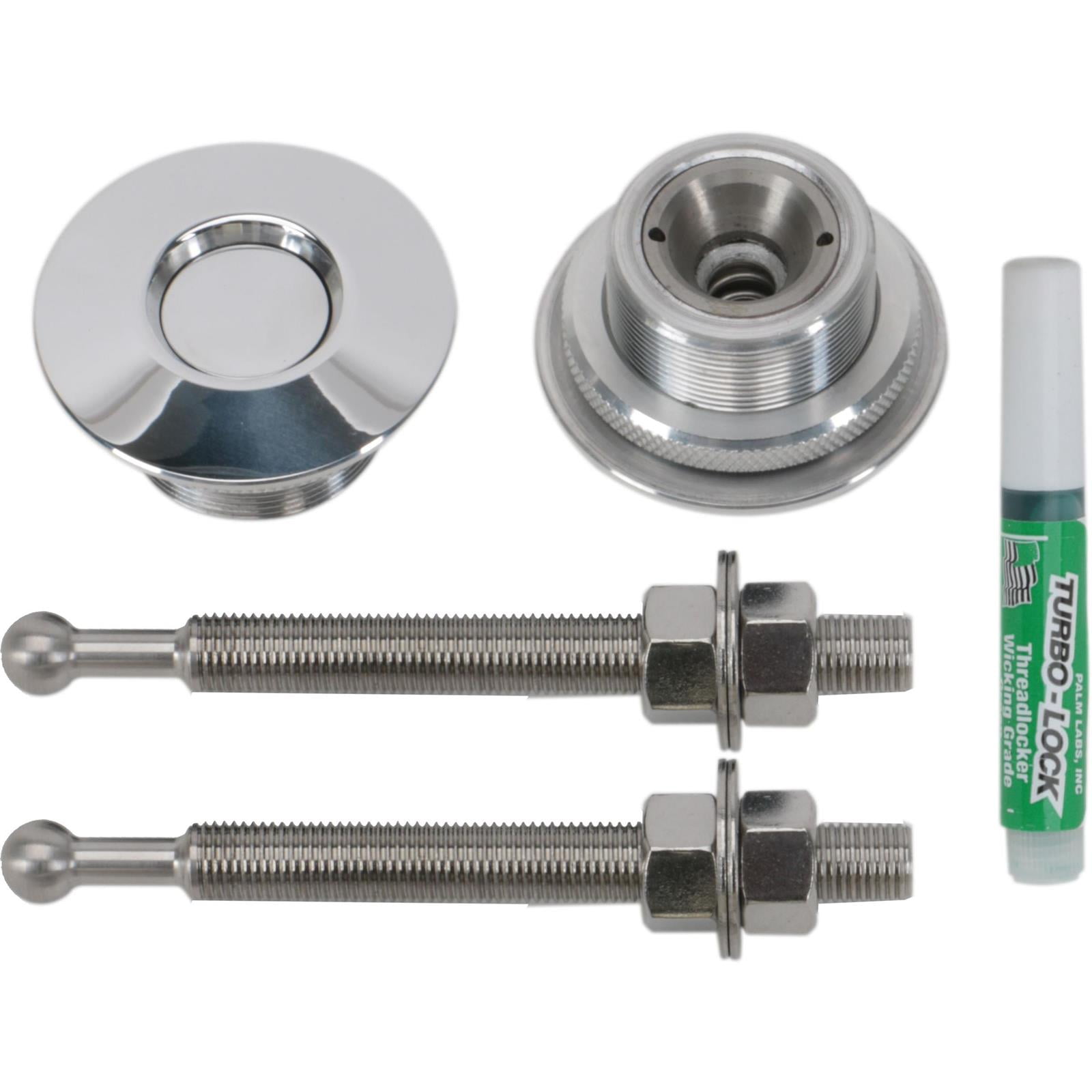 Polished Aluminum QL-38-LP Quik-Latch Hood Pin Kit Polished Aluminum QL-38-LP Quik-Latch Hood Pin Kit
