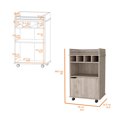 thumbnail image 2 of Newboti Furniture Macadamia 1-Door Bar Cart 25997, 2 of 6