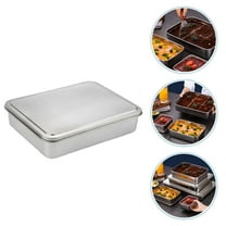 OFFIGAM Nonstick Rectangular Baking Pans with Lids for Party Decorations, , 13.2 x 11.2 inches, 1 Set