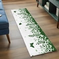 thumbnail image 3 of Runner Rug 2 x 6 Ft, Green Spring Botanical Washable Non-Slip Floor Mat for Kitchen Hallway/Entryway, Weeping Eucalyptus Butterfly Long Kitchen Runner Area Rugs for Living Room, Low-Profile, 3 of 8