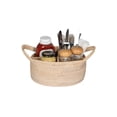 thumbnail image 5 of KOUBOO Unique Home Decor Hand Woven Rattan Storage 8 in x 8 in x 6.5 in 3-Compartment Kitchen Utensil Organizers, 5 of 6