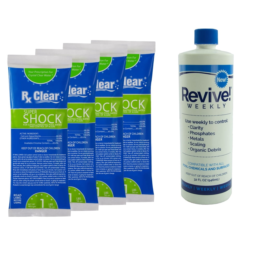 REVIVE! Spring Pool Opening Chemical Kit B Up to 30,000 Gallons