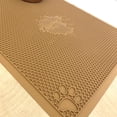 thumbnail image 3 of Covered Living Non-Slip Pet Food Mat with Honeycomb Grips 23" x 18", Standard Size, Waterproof, Latte, 3 of 4