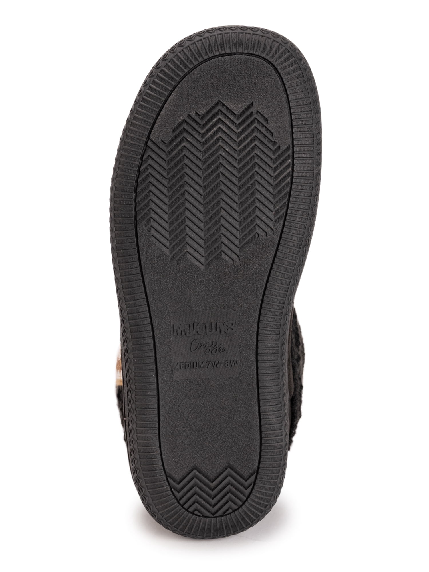 MUK LUKS Women's Cable Knit Bootie Slipper