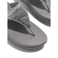 thumbnail image 5 of Fitflop Women's Lulu Crinkled-Shimmer Toe-Post Sandals, 5 of 7