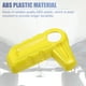 thumbnail image 3 of Cubierta de la manija del interruptor de extracción del techo rígido para Jeep Wrangler JL JLU 2018-2023 para la decoración del pestillo del panel Freedom Accesorios interiores 6 piezas amarillo, 3 of 7
