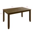 thumbnail image 3 of HMD Cindy Dining Table, Brown, 3 of 4