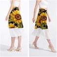thumbnail image 4 of Sunflower Stylish Chiffon Beach Dresses with Polyester Straps for Women - for Beach Skirts and Fun in the Sun!, 4 of 6