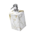 thumbnail image 1 of Dispensador de jabón con textura de mármol, dispensador de jabón líquido para manos, botella decorativa a prueba de fugas de 500 ml para la cocina del oro, 1 of 10