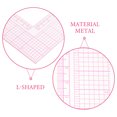 thumbnail image 2 of KAKOWELY sewing ruler Practical Sewing Measuring Ruler Plastic L Square Curve Ruler Garment Making Tool8.54"X8.46"X0.08", 2 of 4