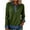 Army Green-shirts, variant on Inverlee Womens Waffle Long Sleeve Jean Tops Trendy Denim Patchwork Henley Shirts Dressy Casual Loose Fit Blouse