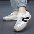 thumbnail image 4 of Boys Retro Casual Shoes Kids Casual Athletic Slip On Sneakers Toddler Fashion Suede Non Slip Tennis Shoes, 4 of 8